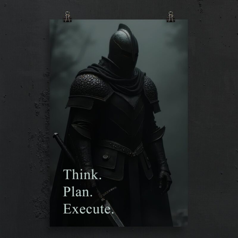 Medieval Warrior Mindset Art Strategic Success