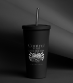 Tumbler Lid and Straw Detail Premium Design